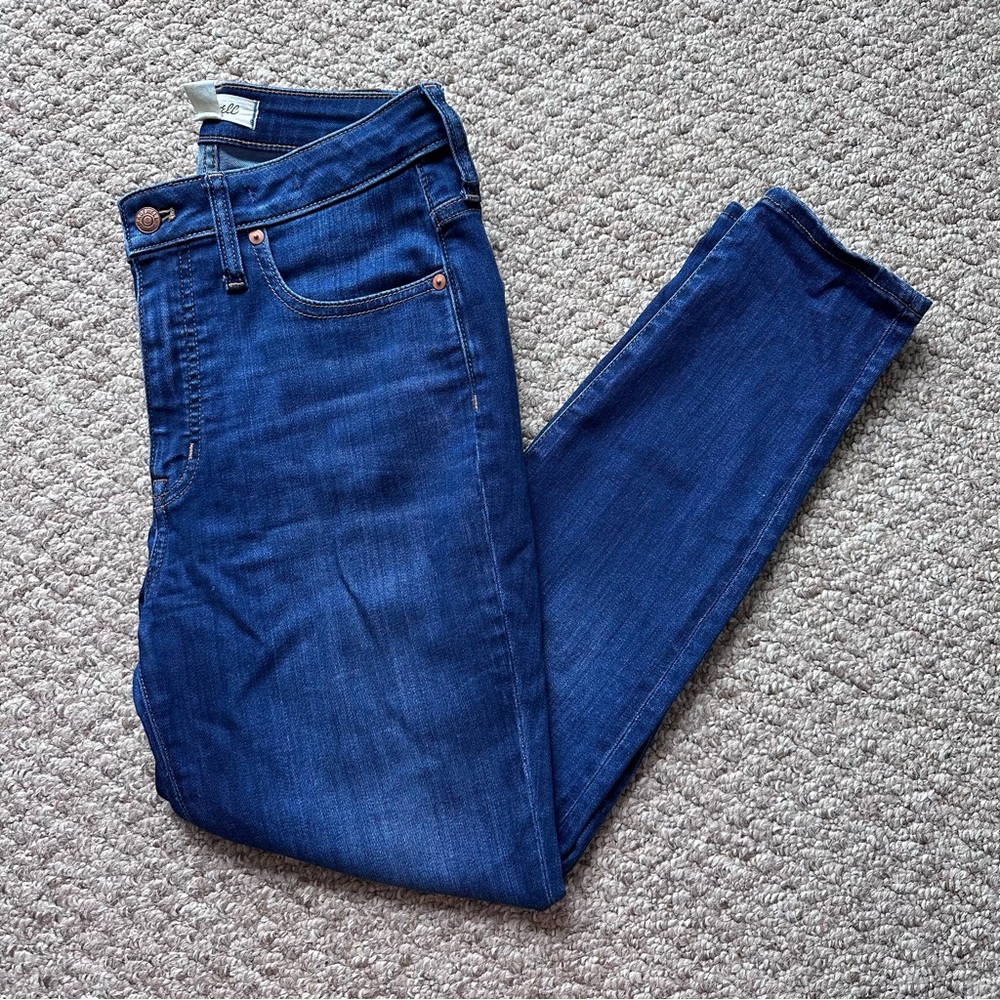 Madewell TENCEL Denim Curvy High-Rise Skinny Jeans - Size 27 Petite